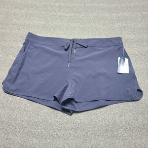 Nautica‎ Deep Sea Navy Blue 3 Inch Inseam Swim Board Shorts Womens XL